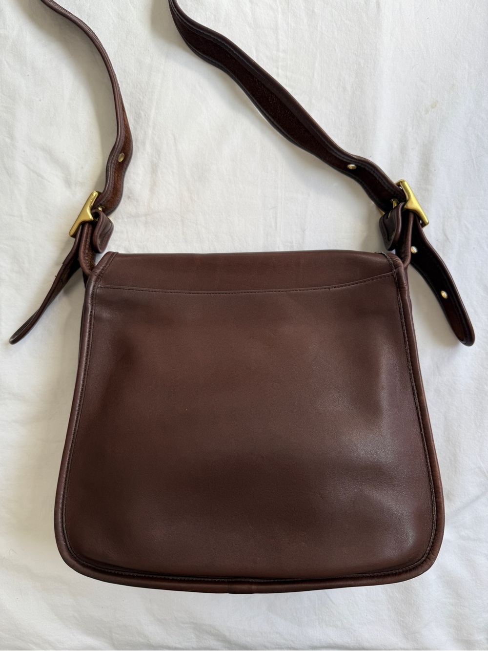 Coach Vintage Stewardess Bag Brown Leather Style 9525 Made in Original NYC USA - Picture 9 of 15